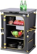 TIMBER RIDGE Campingschrank faltbar Campingküche klappbar Auto Faltschrank Küchenbox Klappschrank All-in-one tragbar mit Tragetasche