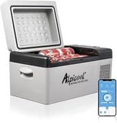 Alpicool C20 20L Kompressor Kühlbox 12v Mini Kühlschrank Klein Elektrische Camping-Gefrierbox Tragbare für Auto, Lkw, Boot, RV und Steckdose, -20℃-20℃, mit USB Anschluss