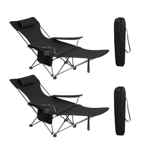 WOLTU Campingstuhl 2er Set Faltbar mit