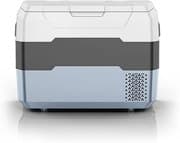 RGBer® TG-Serie| Auto Kühlbox, Kompressor Kühlbox 40 Liter, 2in1 Doppelzone Kühl- & Gefrierfach, 12/24 V 230V Kühlung bis -20 °C für Auto, LKW, Camping.