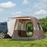 PORTAL Heckzelt 4-5 Personen 2 in 1 Auto Zelt mit Sonnensegel 305x245x220cm 2000mm wasserdicht Familienzelt Festivalzelt für Auto Reise Camping