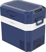 BINGI Kompressor Kühlbox 38 Liter Tragbarer Auto-Kühlschrank 12/24V DC und 230V AC Mini Gefrierschrank für Auto, LKW, Camping, Wohnmobil und Zuhause (15℃ bis -18℃)