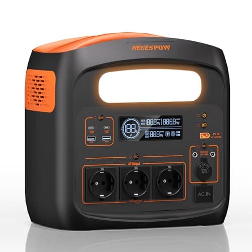 NECESPOW Tragbare Powerstation 1800W(3600W Spi