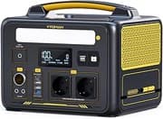 VTOMAN Jump 600X Tragbare Powerstation 600W - 299Wh Solar Generator LiFePO4 Batterie Stromgenerator Mobile mit 2x 600W (1200W Spitze), Erweiterbare Kapazität für Camping Wohnmobil Notfall