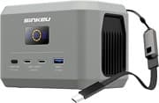 SinKeu Tragbare Powerstation, 96 Wh LiFePO4-Akku mit 3 Anschlüssen, USB-C 100 W EIN-/Ausgang Schnellladeakku für Reisen, Notstromversorgung