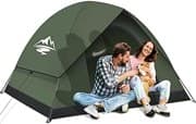 Zelt 2-3 Personen Camping Zelte - Ultraleichte Campingzelt Kuppelzelt Winddicht 3-4 Saison mit Abnehmbarer äußerer Zeltplane, Kleine Packungsgröße, Geeignet für Camping Wandern Backpacking Familien