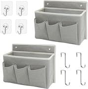 2 Stück Wand Organizer Tasche Hängekörbe Mit Großer Mesh Abteilung Und 3 Taschen Tür Organizer Platzsparend Aufbewahrung Für Schlafzimmer Wohnmobil Camper