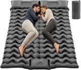 PHYSEN Luftmatratze Camping für 2 Personen 196x130cm – Fußpumpe – wasserdichte – Haltbare Isomatte für Garten, Festivals, Strand und Outdoor-Abenteuer