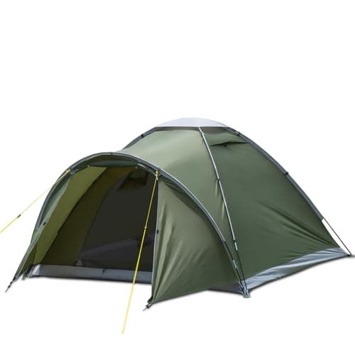 Zelt 2-4 Personen,Zelte Camping Zelt mit Vorzelt,5000mm wasserdichte Campingzelt für Reise Trekking Garten Kuppelzelt Ultraleichte Familienzelt Festivalzelt 2026 Upgrade