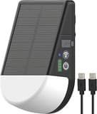 Brennenstuhl Akku Solar LED Outdoor Lampe KL 300 AS (250lm, Wandleuchte mit Bewegungsmelder, IP54, 3 Leuchtstufen, max. 20h Leuchtdauer, Adapter für Kederschiene an z.B. einem Wohnwagen)