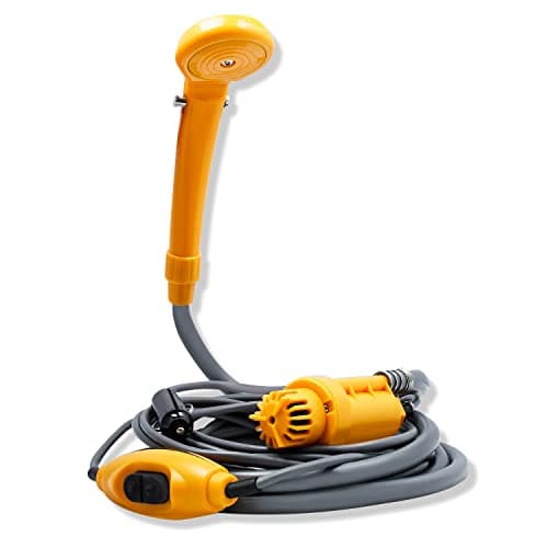 YUENFONG Campingdusche mit Pumpe 12V Autodusch