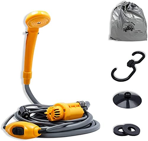 YRHome Campingdusche 12V Outdoor Camping Dusch