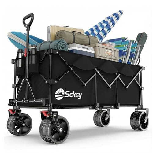 Sekey XXXL Bollerwagen Faltbar 300L 200KG