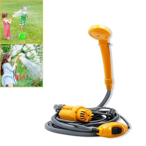 LZQ Campingdusche mit Pumpe 12V
