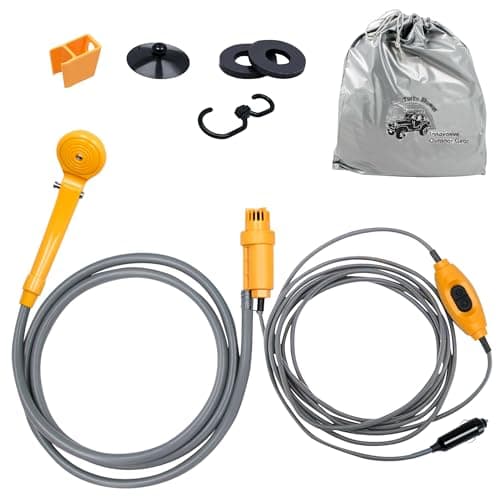 PEILU Campingdusche Outdoor Gartendusche mit T