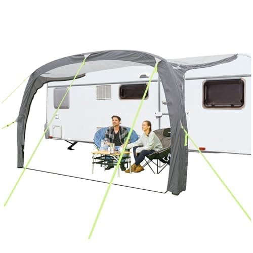 Skandika Vorzelt Vika Air Caravan 400 | aufblasbares Vordach, Caravan Tarp, Sonnensegel, Sonnendach UV 50+, 3000 mm Wassersäule | Buszelt, Busvorzelt für Wohnmobil, Wohnwagen, Camper, Campervan, Bus