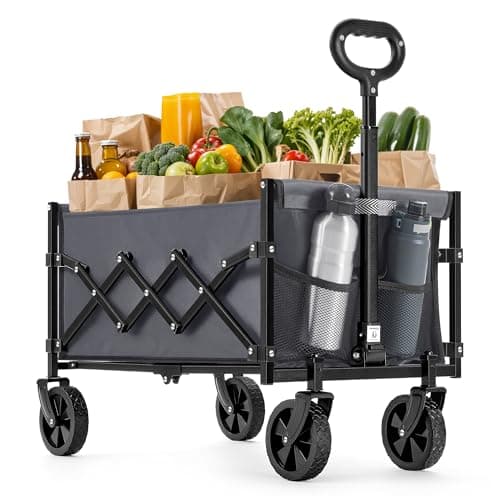 SONGMICS Kleiner Handwagen faltbar