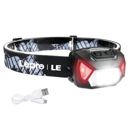 Lepro Stirnlampe LED Wiederaufladbar