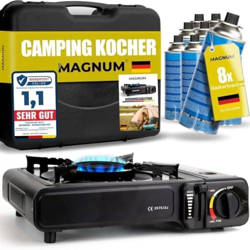 MAGNUM® Gaskocher inkl. 8 Kartuschen