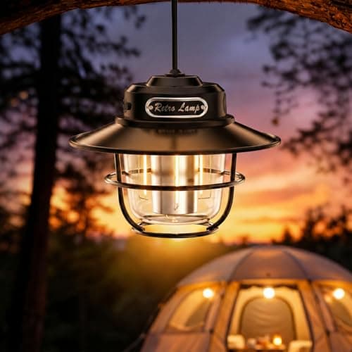 Retro Campinglampe Aufladbar